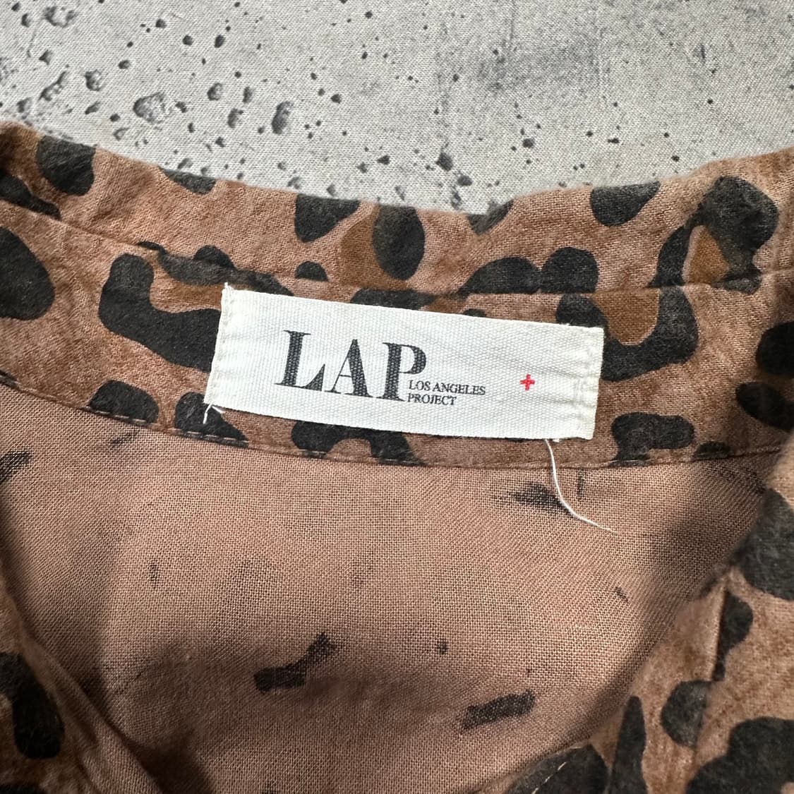 ✨ (만원 빈티지) LAP 레오파드 호피 셔츠  상품이미지3