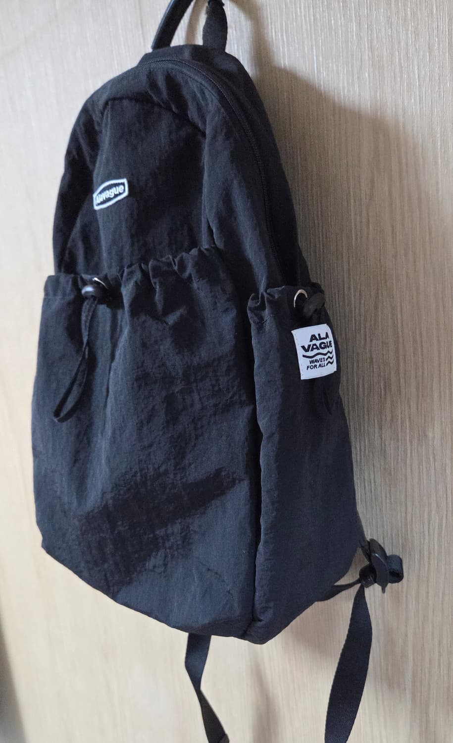 (착샷) 아라바그 듀공백 블랙 백팩 상품이미지3