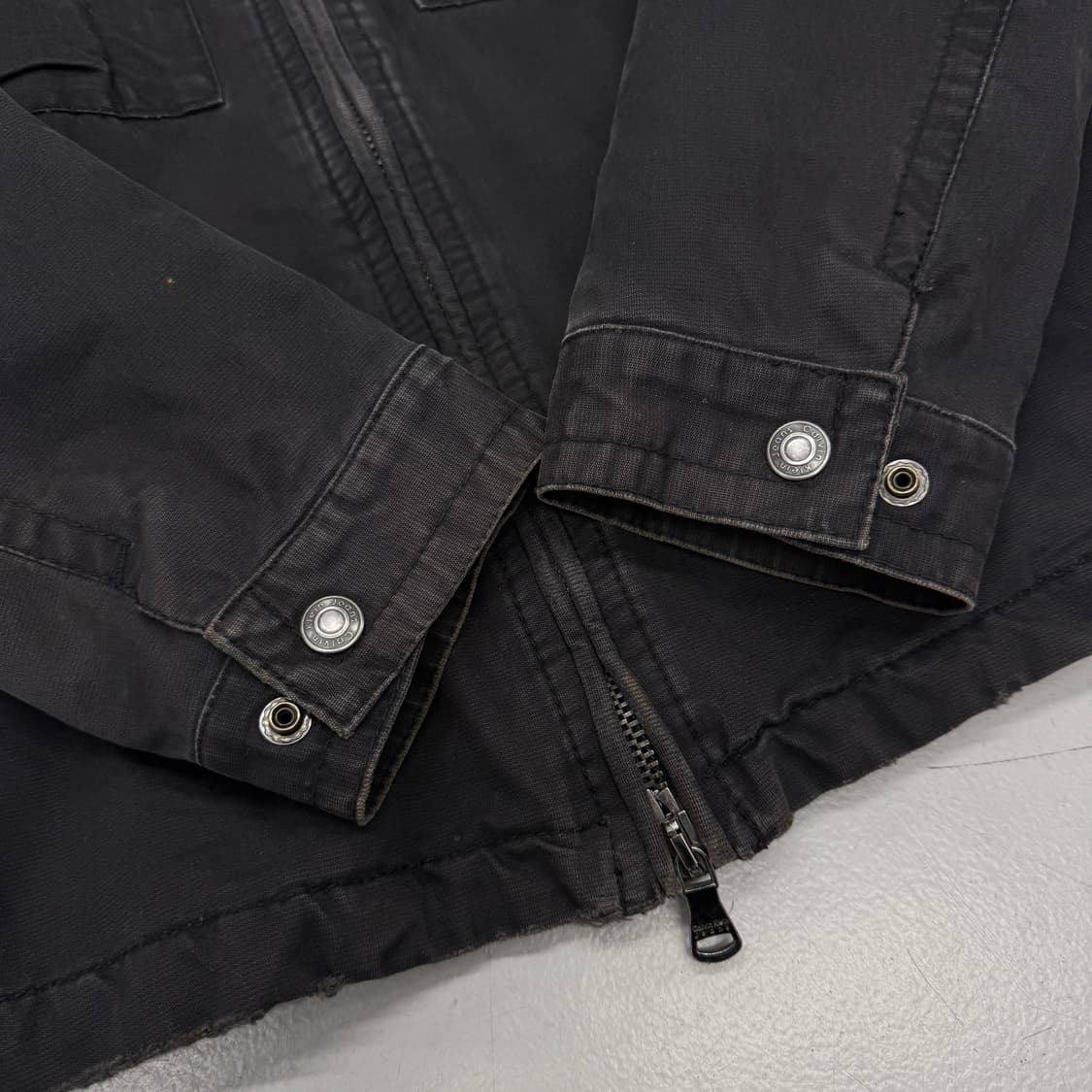 캘빈클라인 Y2K 투포켓 코튼 바이커 집업 자켓 상품이미지5