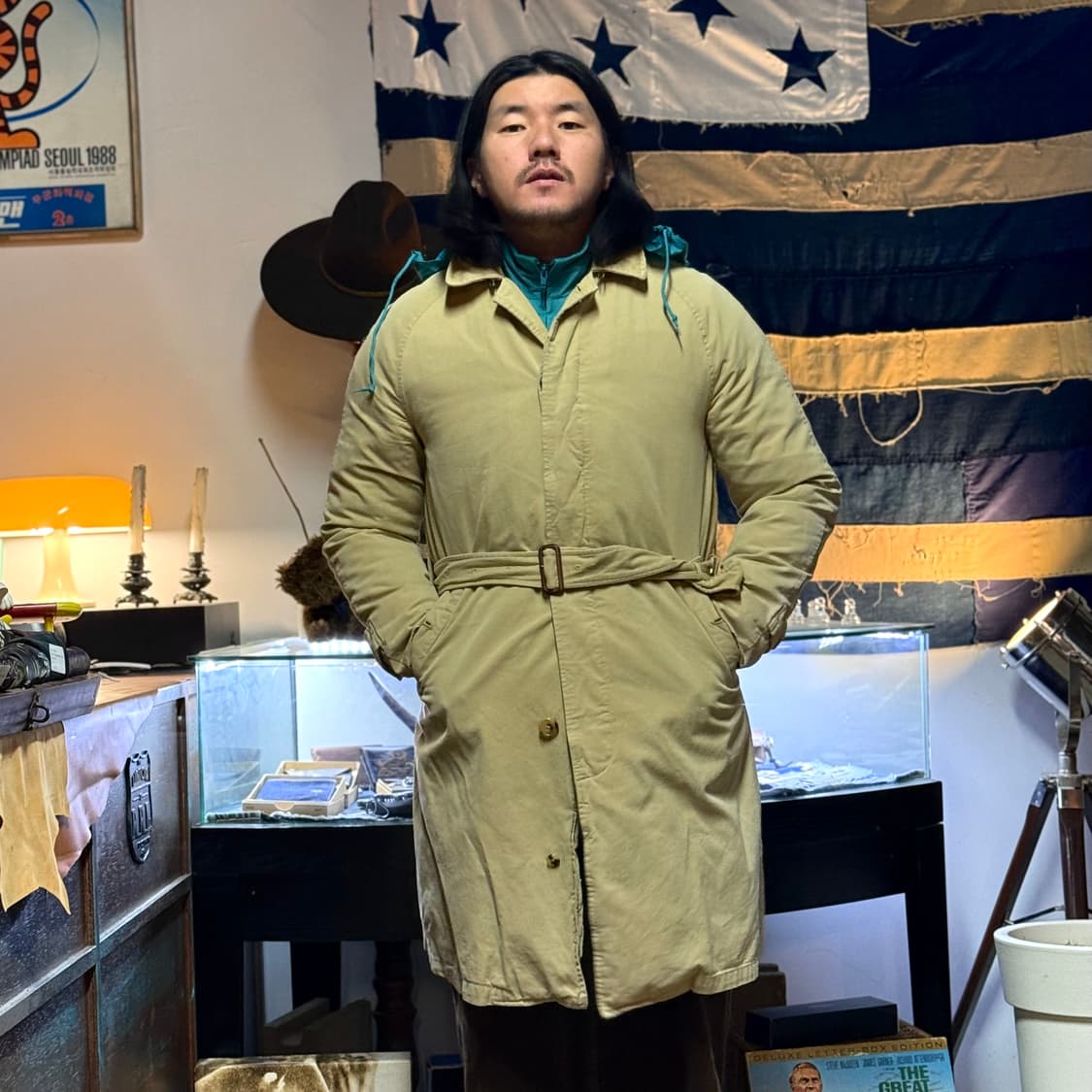 폴로 랄프로렌 발마칸 코트 M 상품이미지7