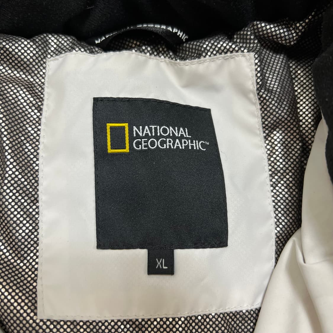 내셔널지오그래픽 덕다운 와펜 패딩 점퍼 [라이트 그레이] XL/105 상품이미지5