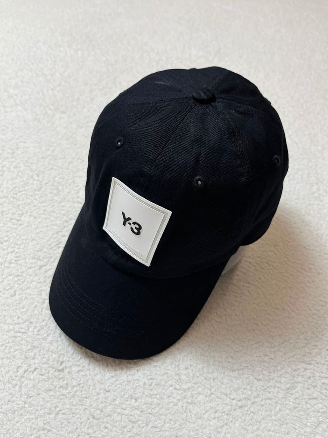 요지야마모토 Y-3 스퀘어 라벨 볼캡 A1705 상품이미지1