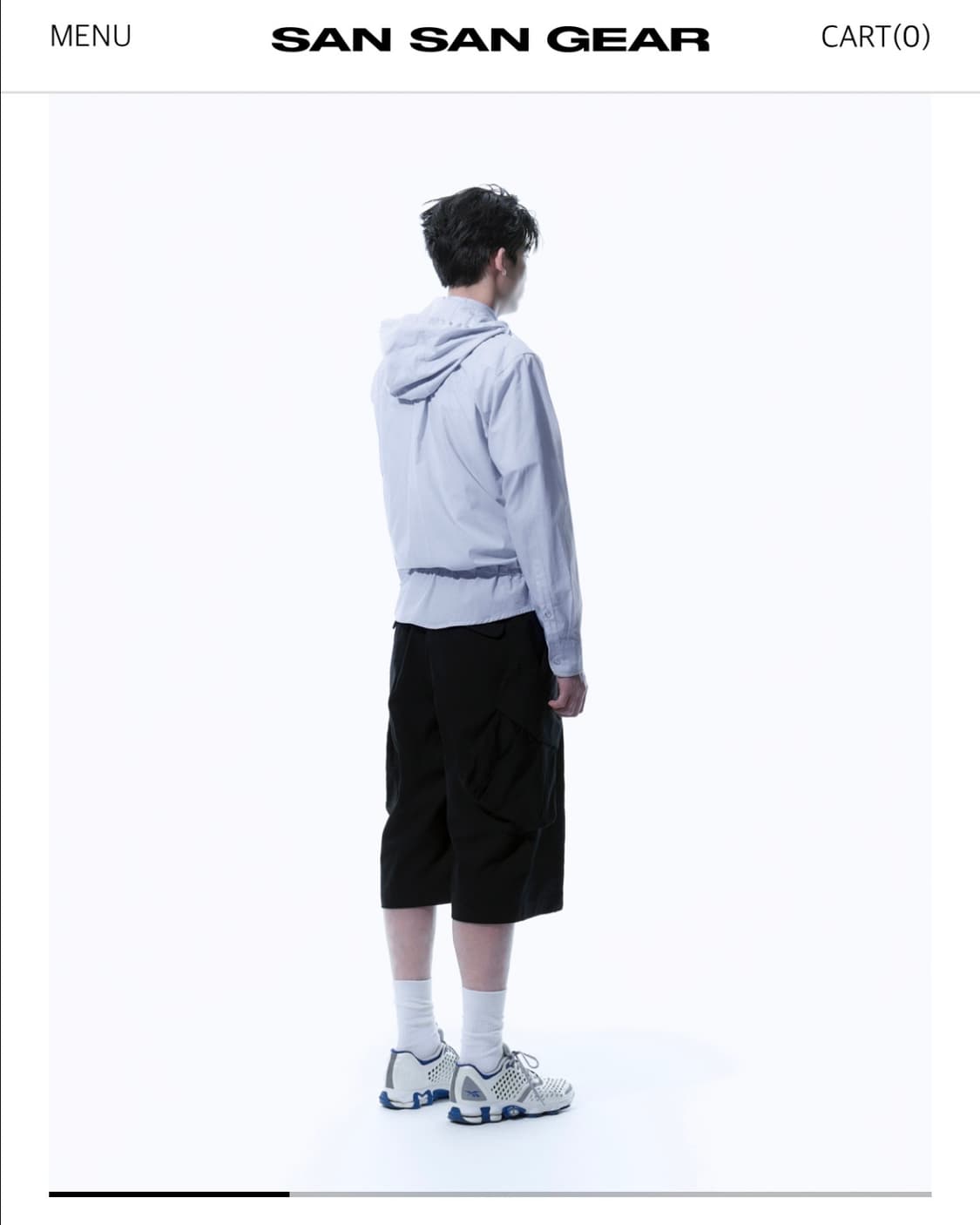 STRIPE HOOD SHIRTS [BLUE] 상품이미지2