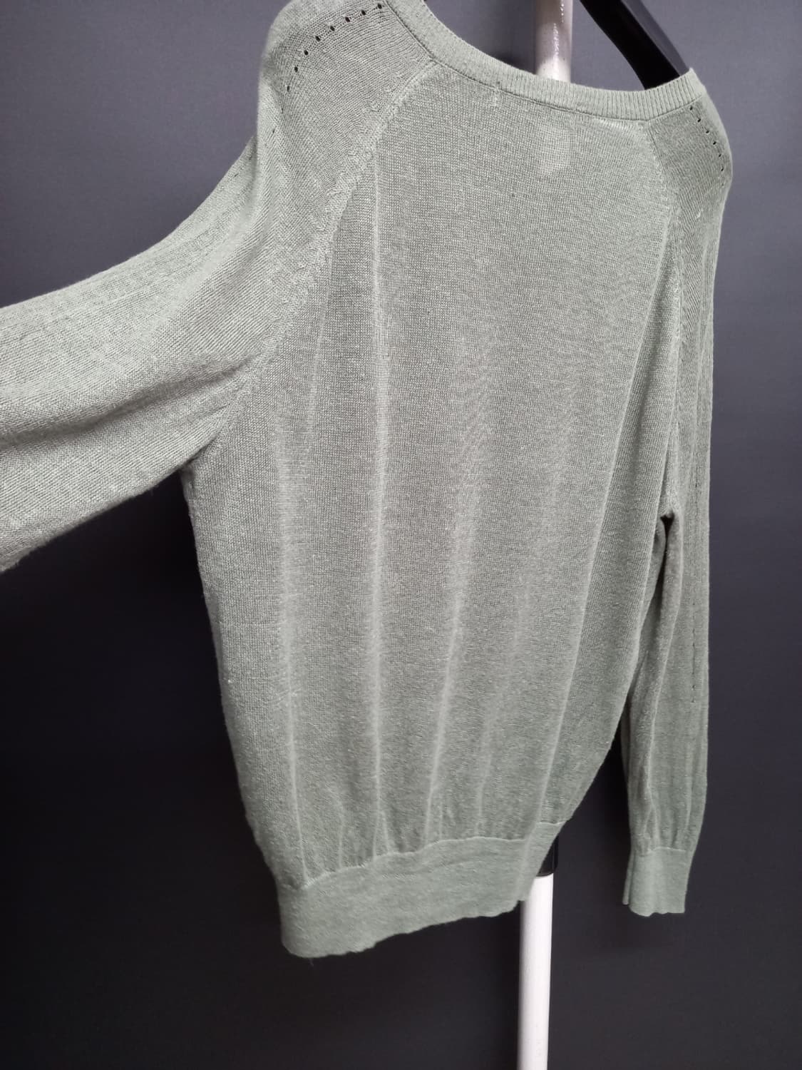 새 더 엣지 춘하추 생사(아마) 긴팔 니트블라우스 66.77 상품이미지6