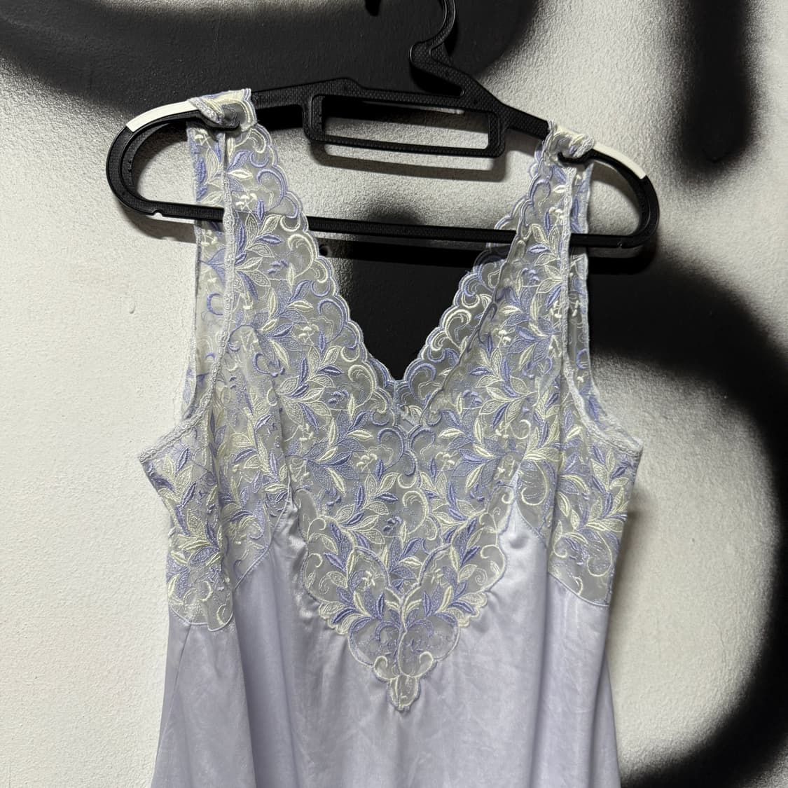 VTG 빈티지 연보라 레이스 슬립 원피스 상품이미지3