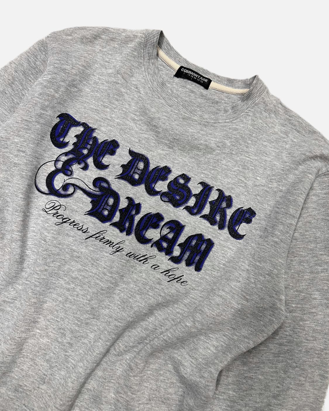skull gothic lettering sweatshirt 상품이미지3