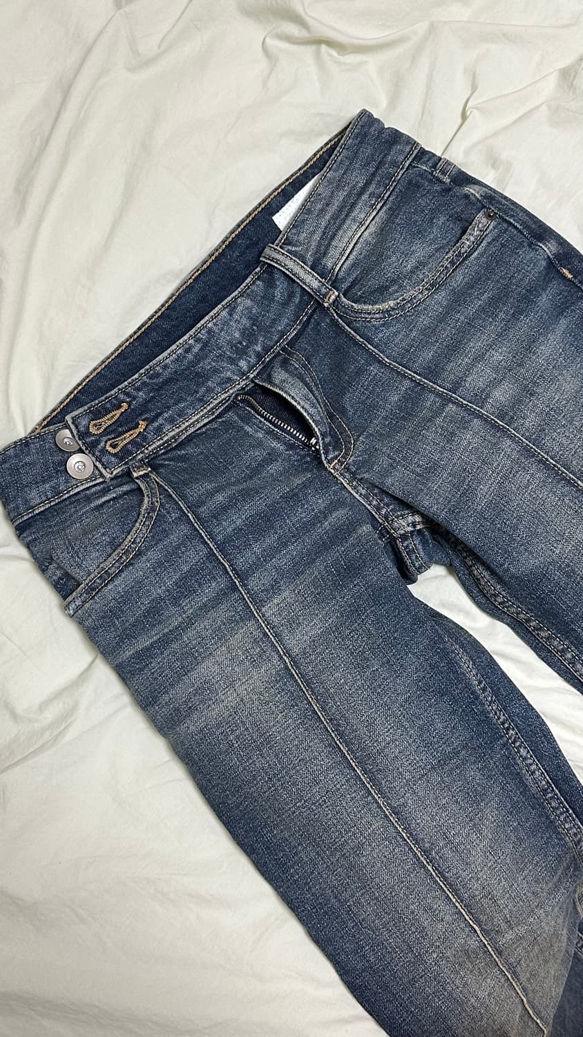 자라 JEANS TRF BOOTCUT 로우라이즈 부츠컷 EU32 상품이미지2