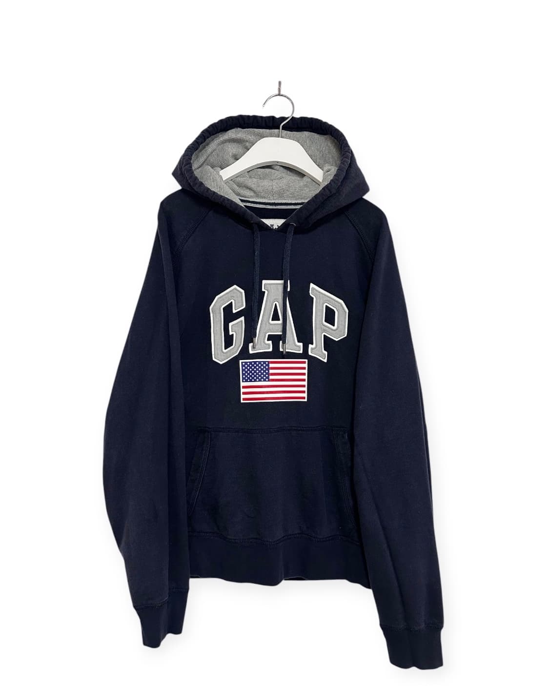 GAP 갭 성조기 네이비 후드티 상품이미지1