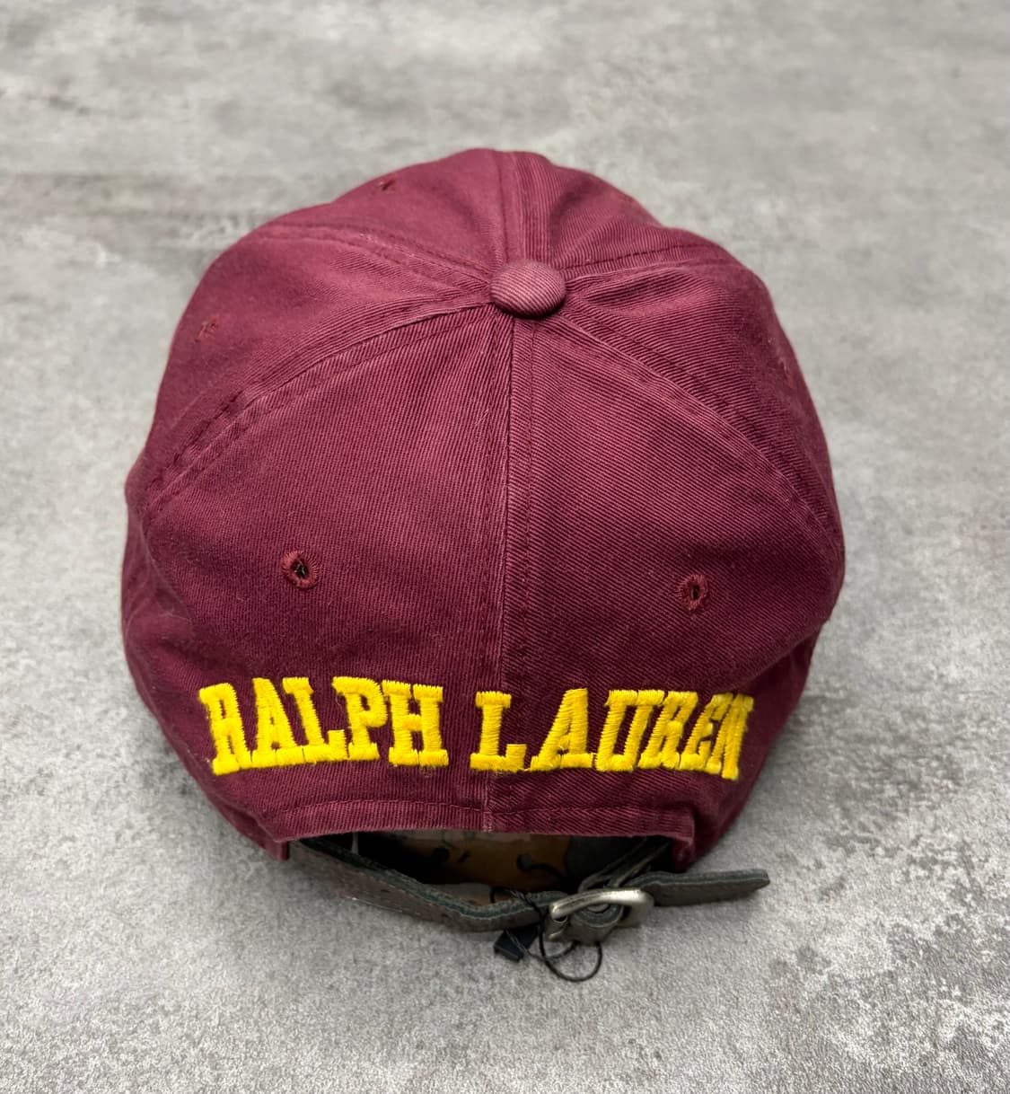 00s 폴로진스 랄프로렌 볼캡모자 버건디색상 상품이미지3