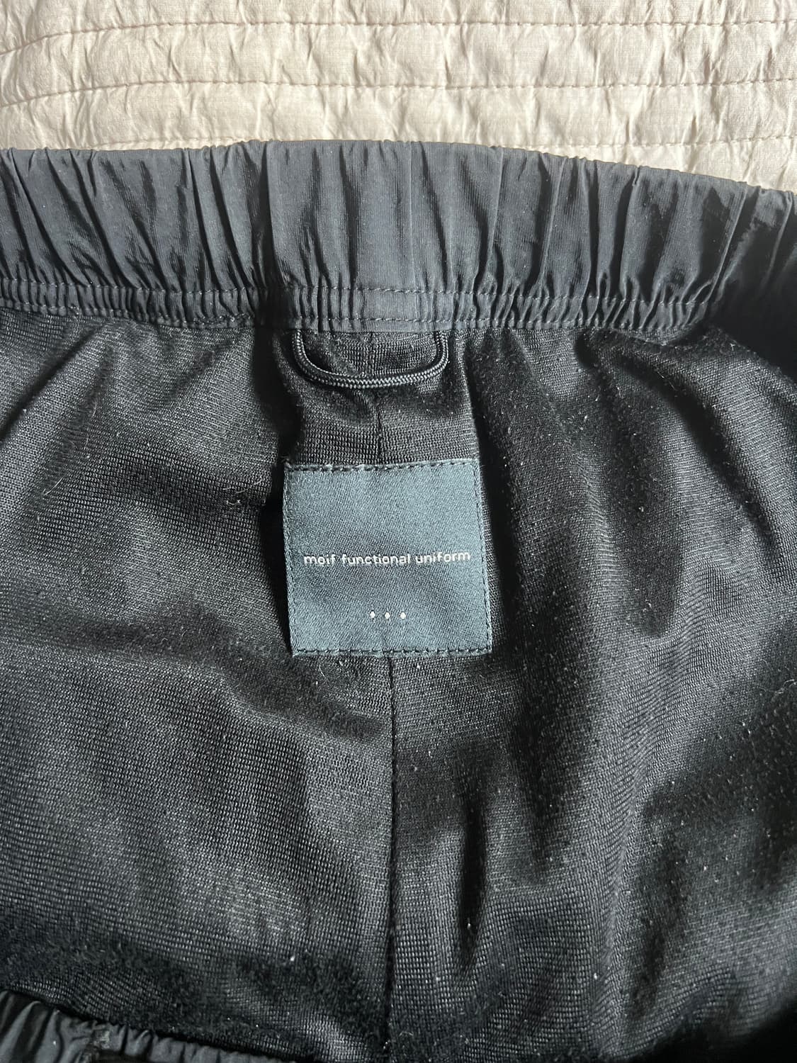 모이프 유니폼 팬츠 블랙 3사이즈 (겨울용) 상품이미지4