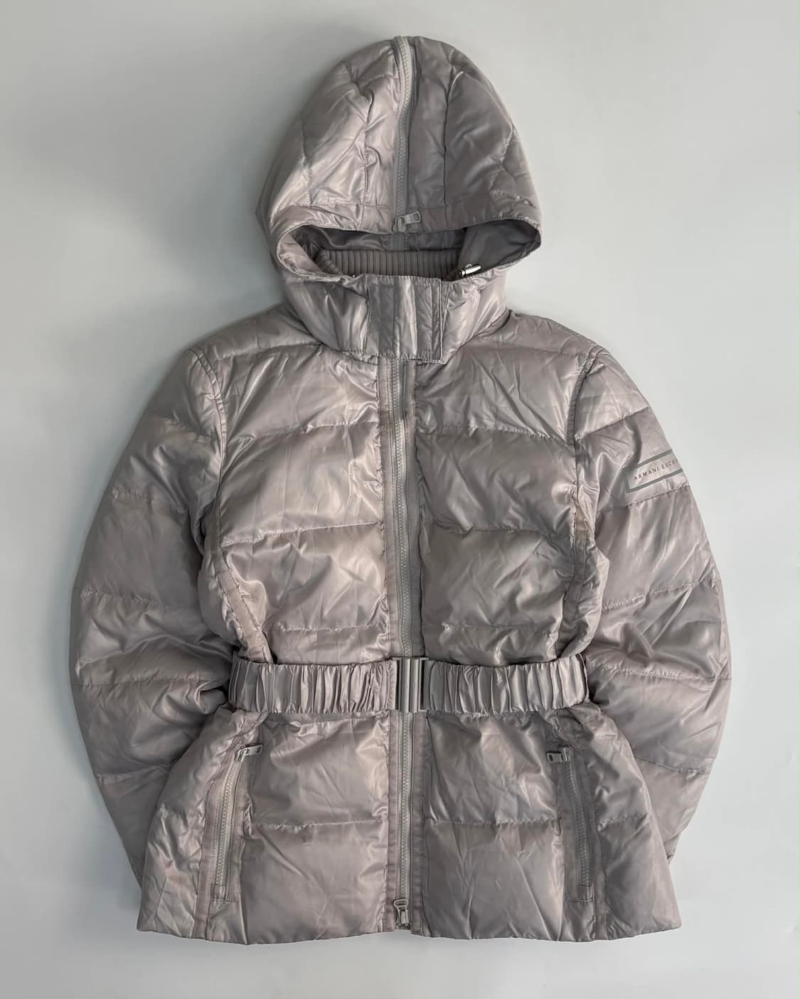 [M] 아르마니 익스체인지 벨티드 후드 패딩 상품이미지1