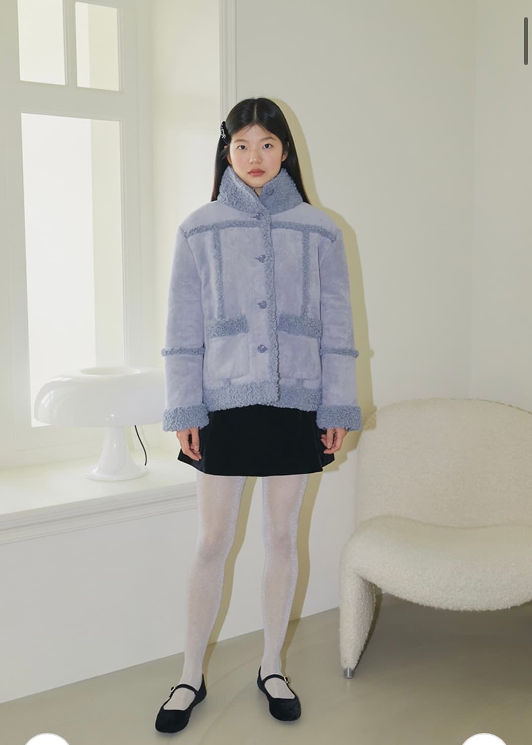 마가린핑거스 TWO-WAY COLLAR MUSTANG COAT  상품이미지1