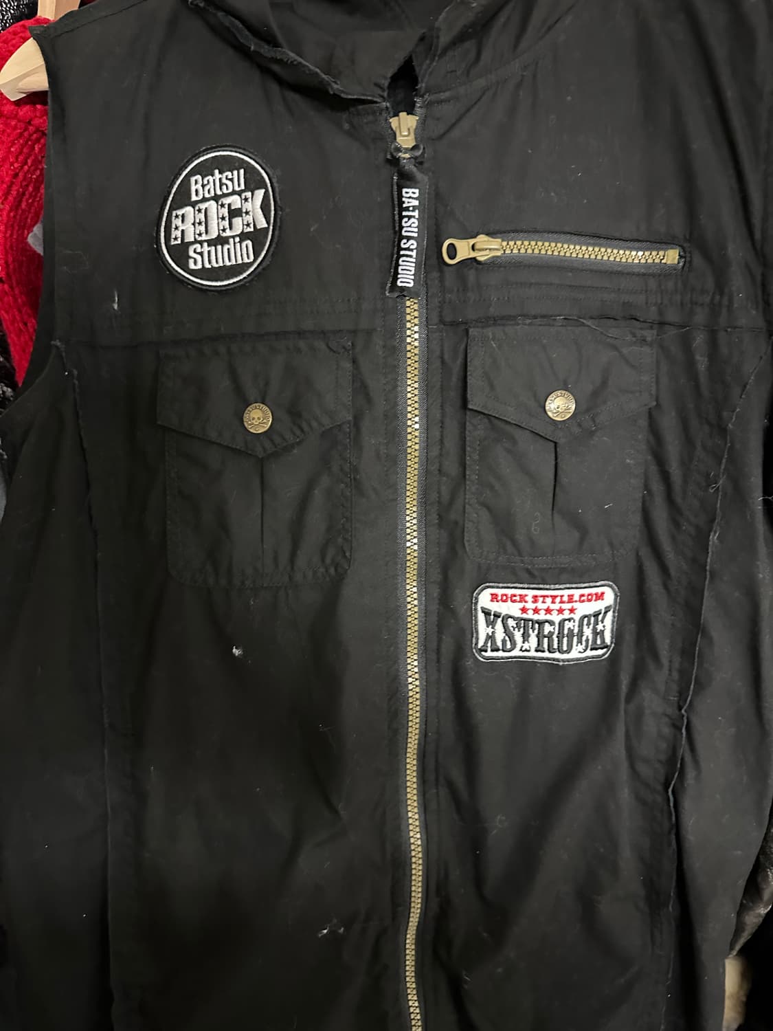 punk pocket detail vest 상품이미지4