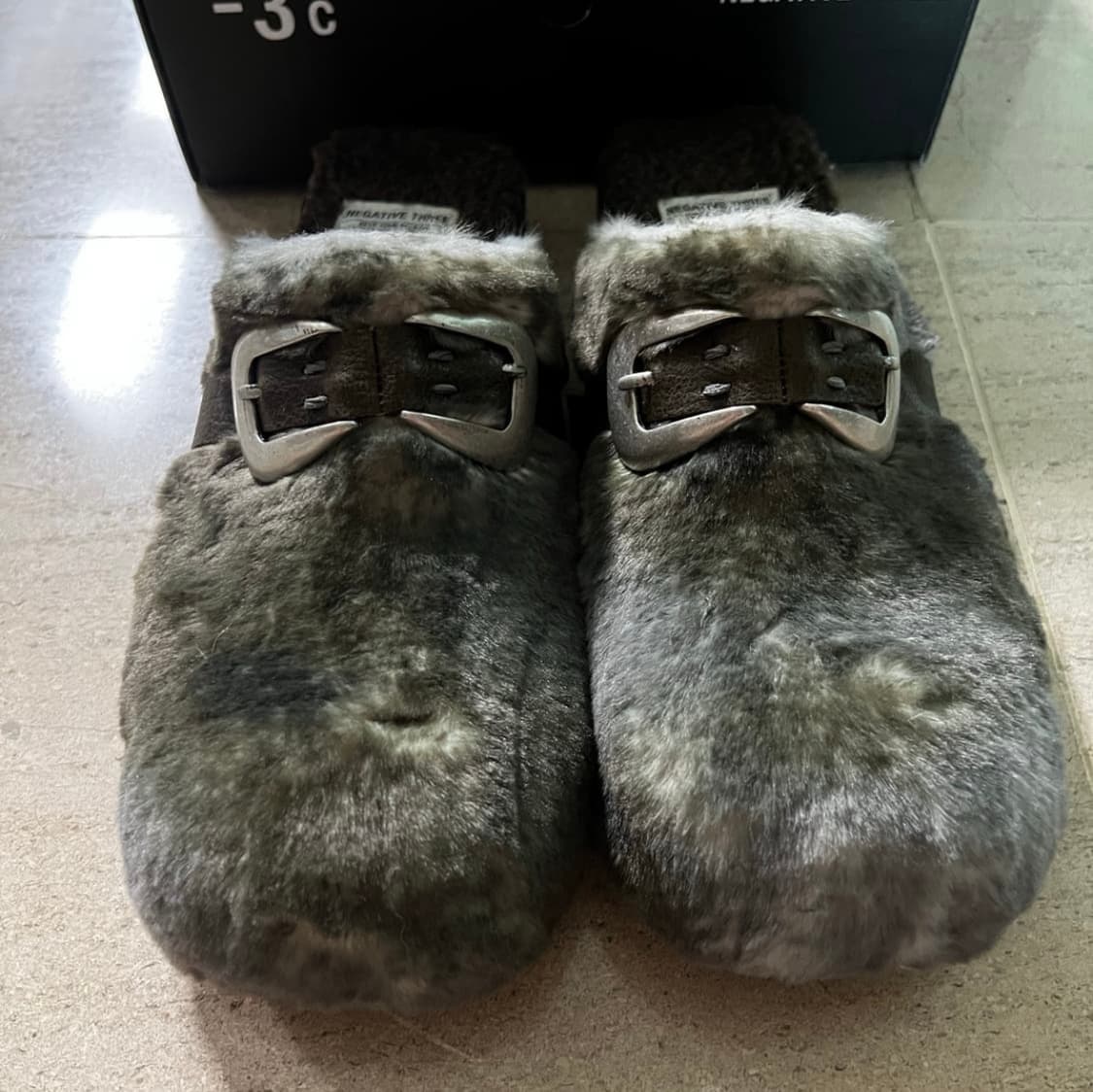 Negativethree 뮬 카키 상품이미지1