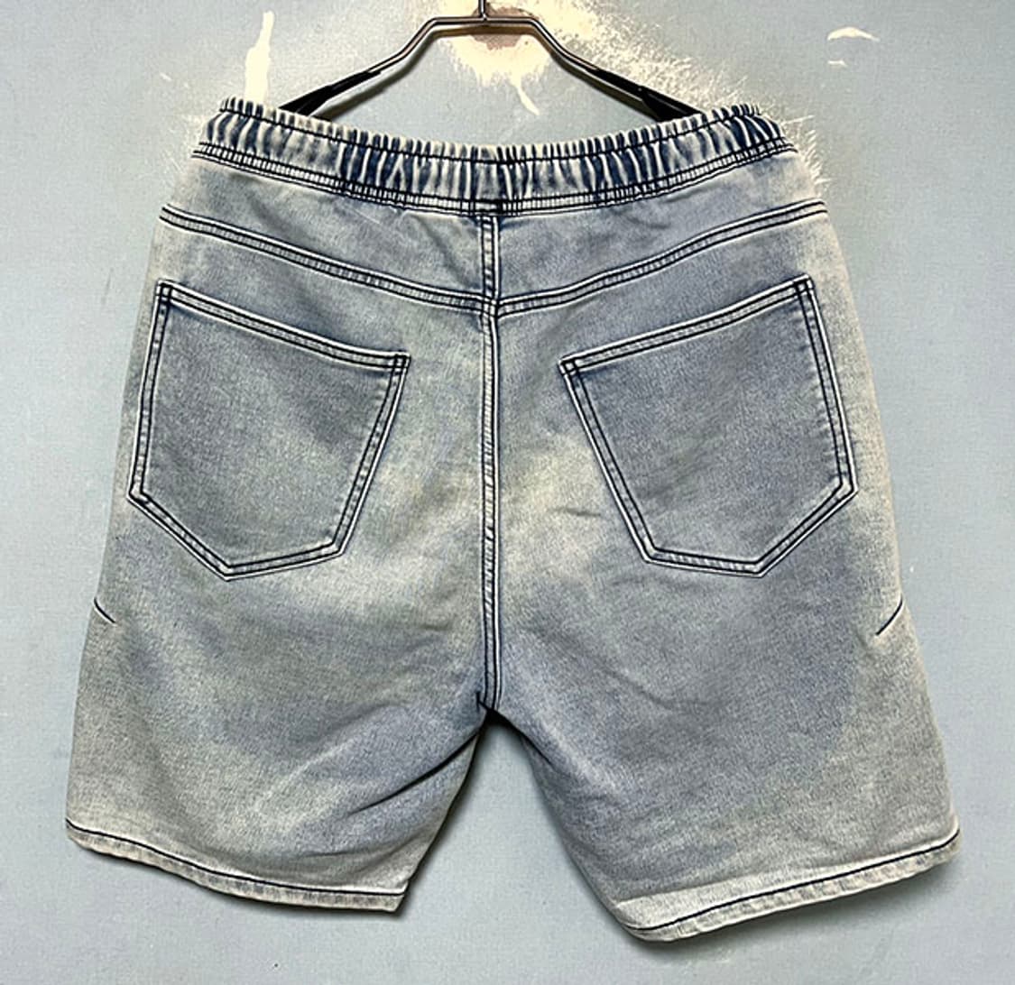 ZARA 자라 남자 밴딩 반바지 쭈리 캐주얼 연청 L 32 상품이미지2