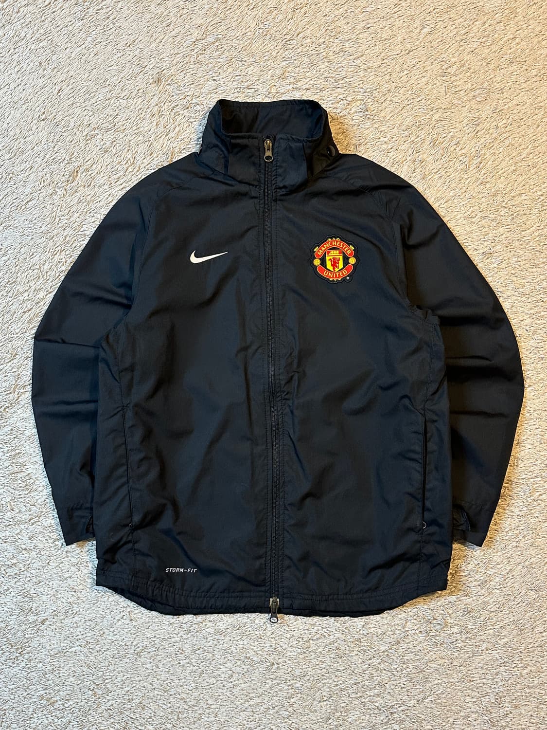 대장급) 나이키 맨유 11-12 스톰핏 바람막이 자켓 블랙 상품이미지1