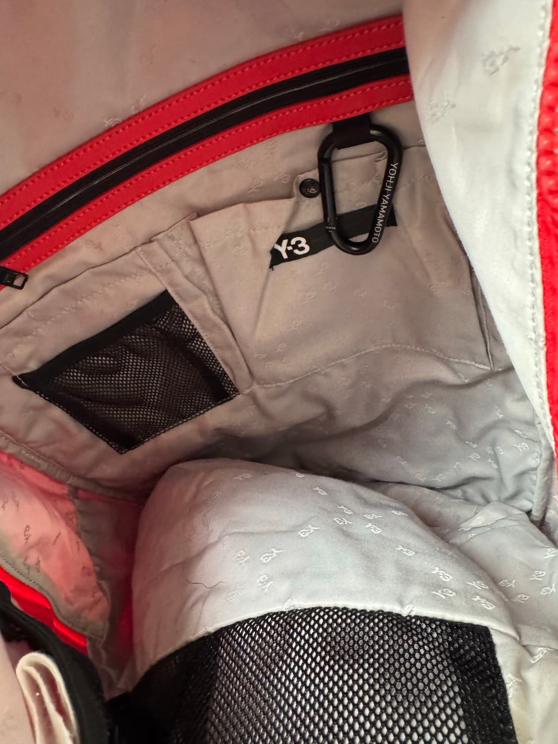 Y-3 요지야마모토 빈티지 레드 백팩  상품이미지2