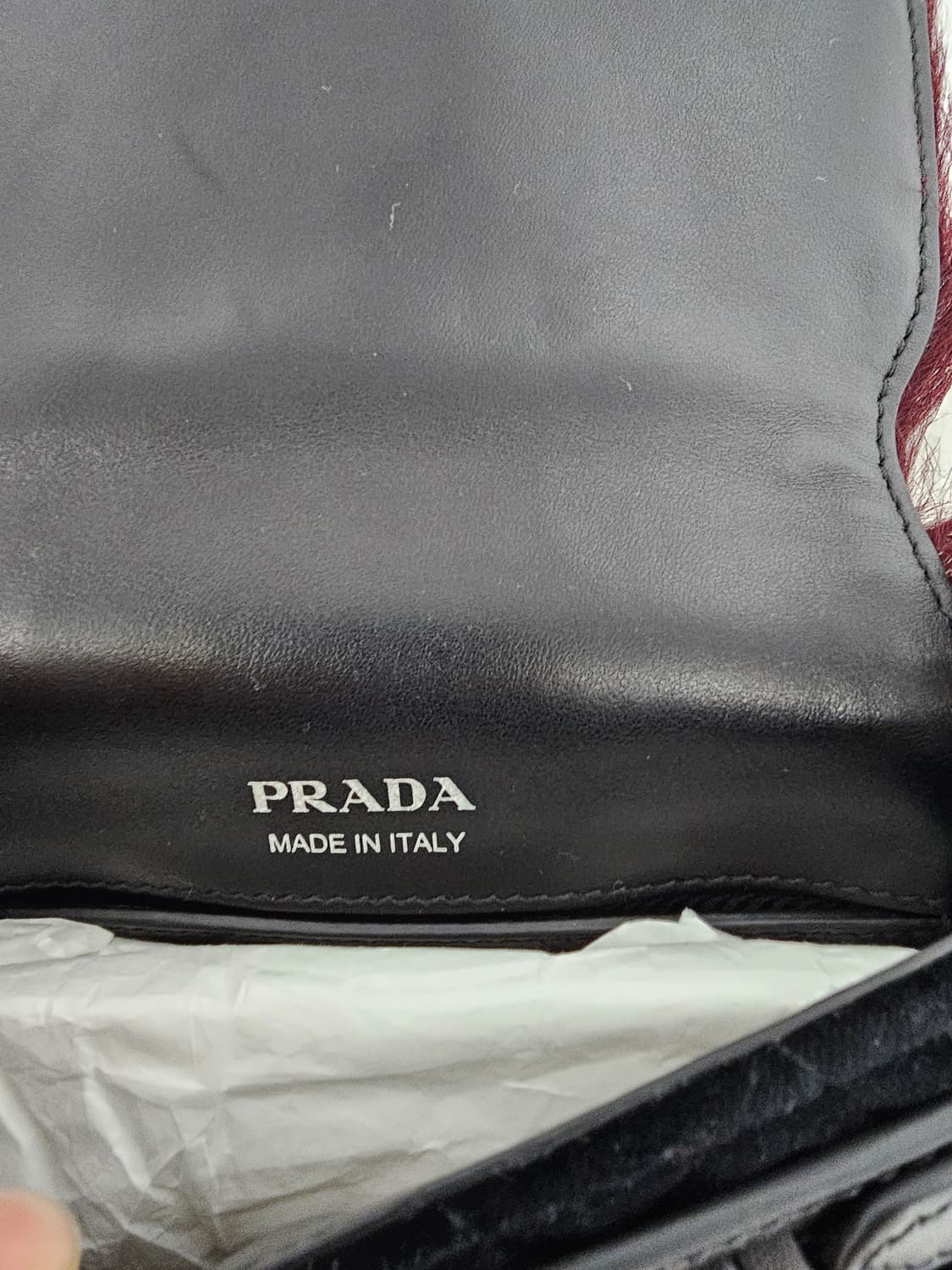 (새상품) 프라다 컬렉션 양털 핸드백 미니백 상품이미지7