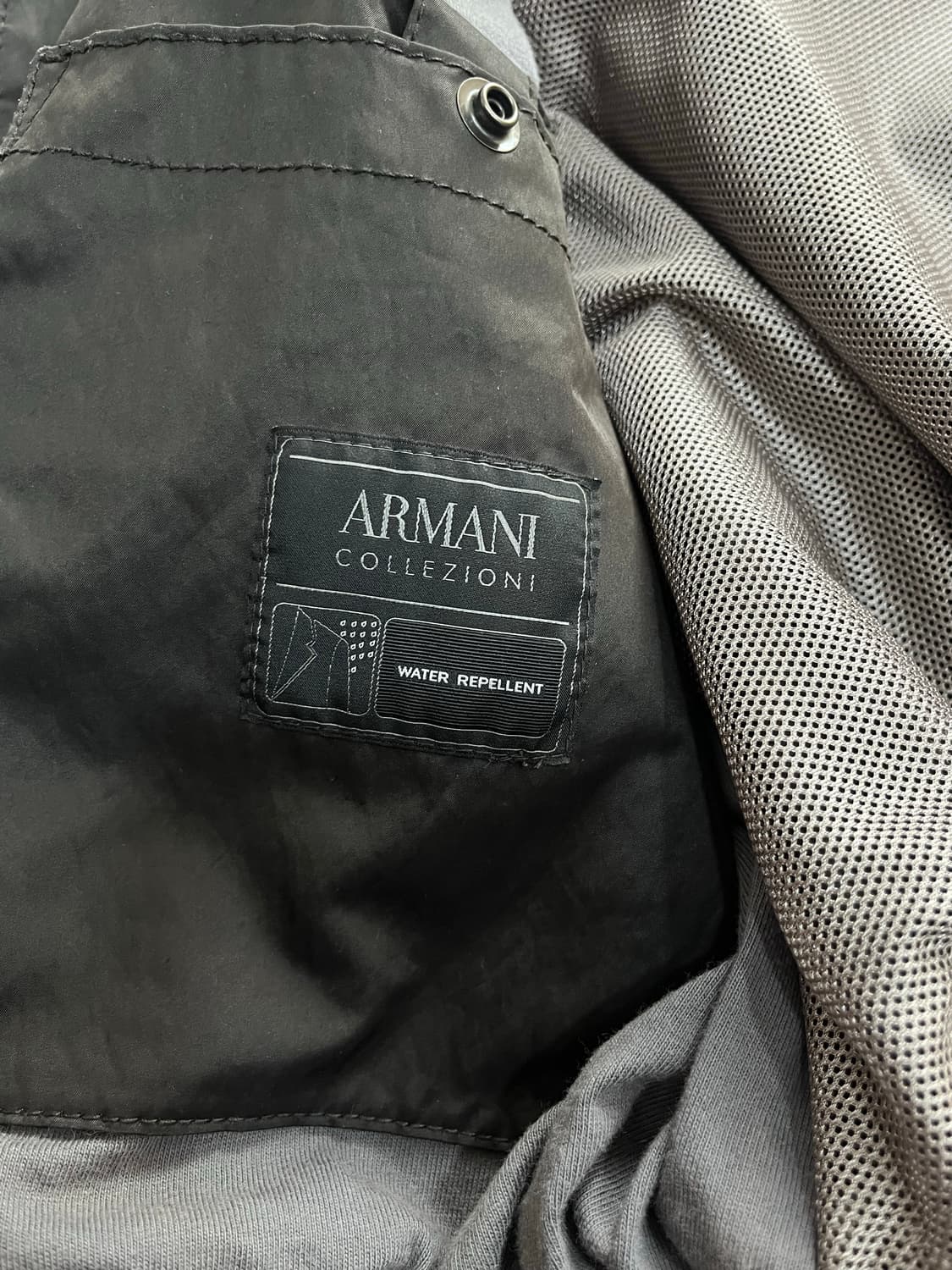 아르마니 꼴레지오니 더블 집업 방수 점퍼 자켓 100-105사이즈 상품이미지6