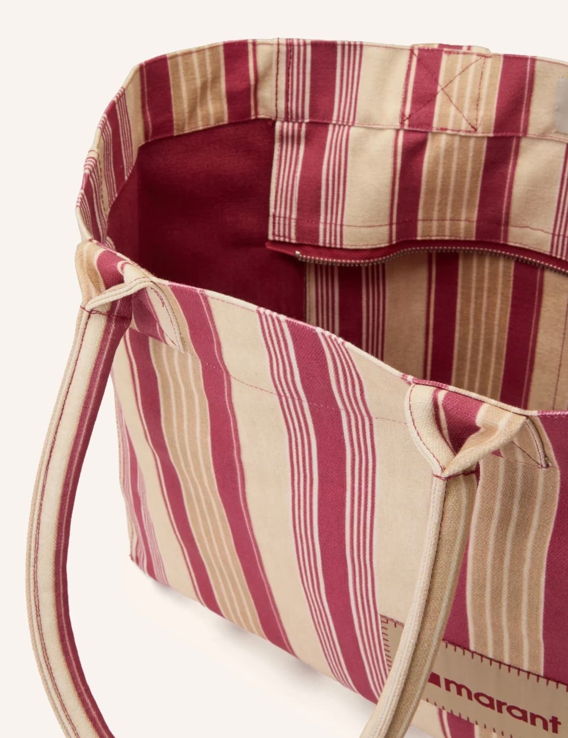 이자벨마랑 26ss YENKY 지퍼 핸드백/핑크 상품이미지4