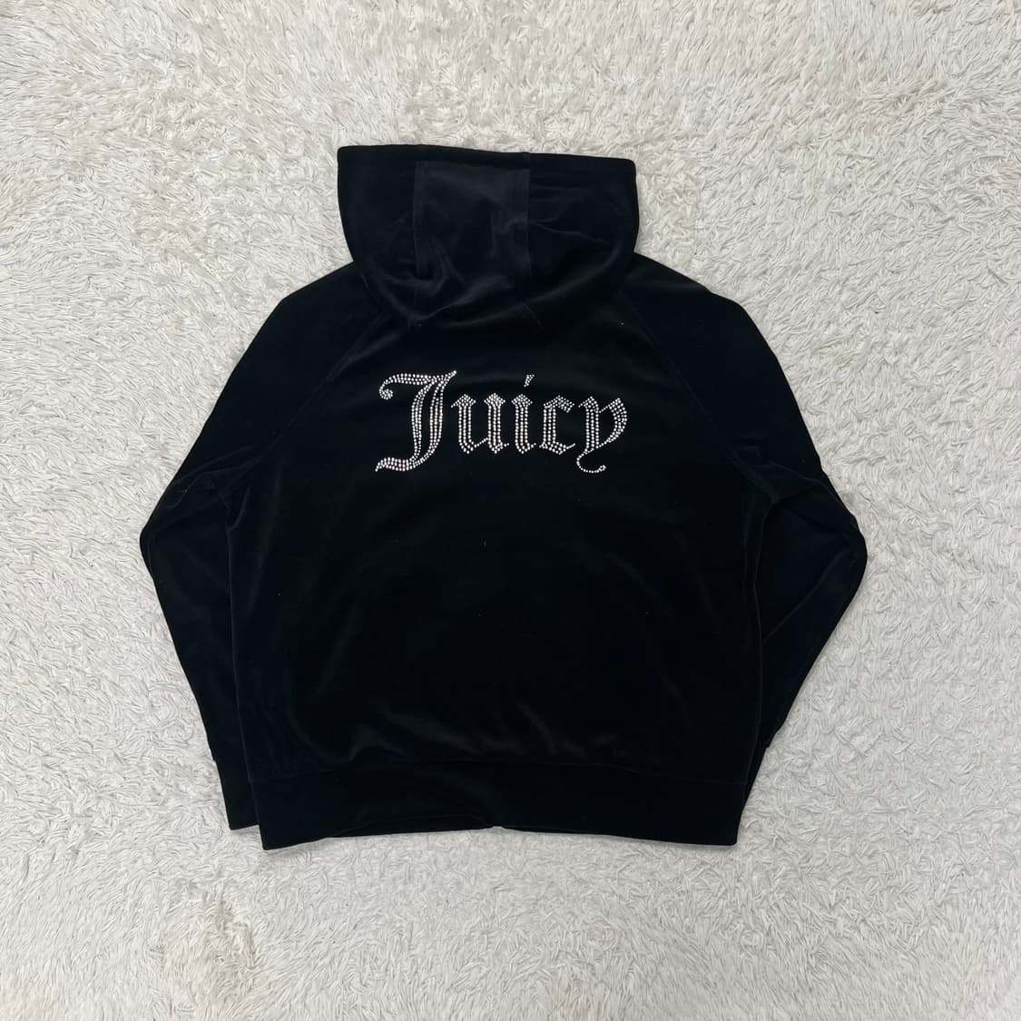 Juicy Couture velvet zip-up hoodie  상품이미지5
