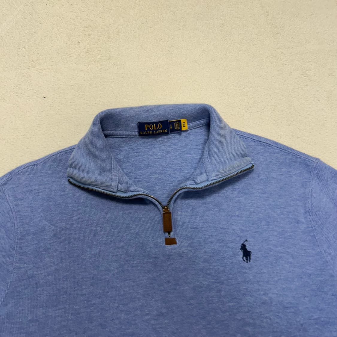 Polo Lavender Half-zip Knit 상품이미지6