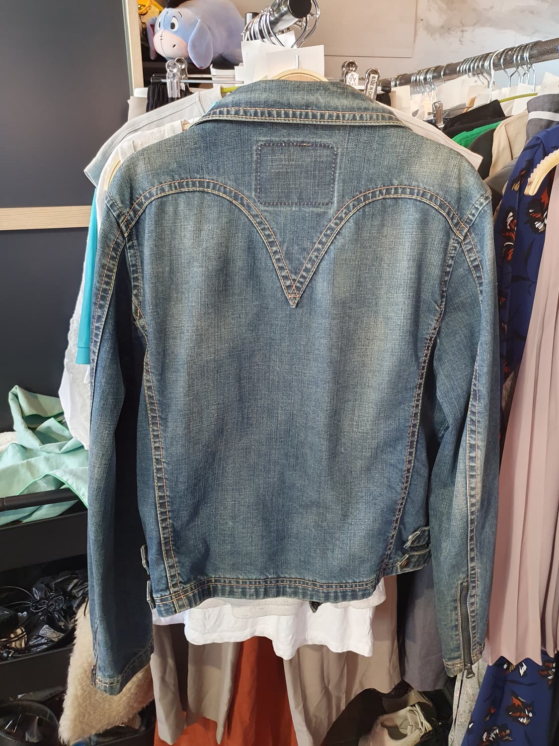 무배 리바이스 데님 라이더 자켓 청자켓 100사이즈 상품이미지3