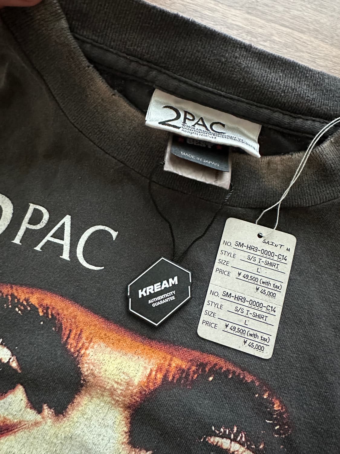 [L] 세인트미카엘 투팍 2pac 티셔츠 상품이미지3