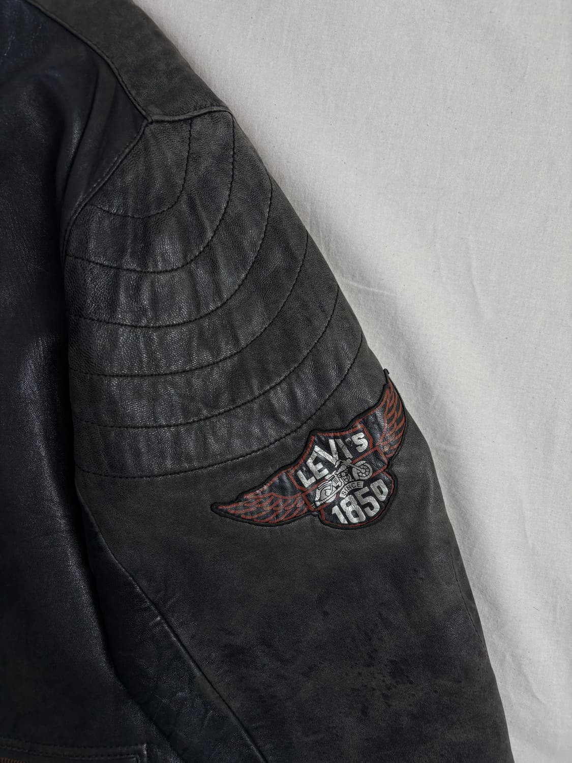 Levis 리바이스 양가죽 라이더 자켓 L 상품이미지6