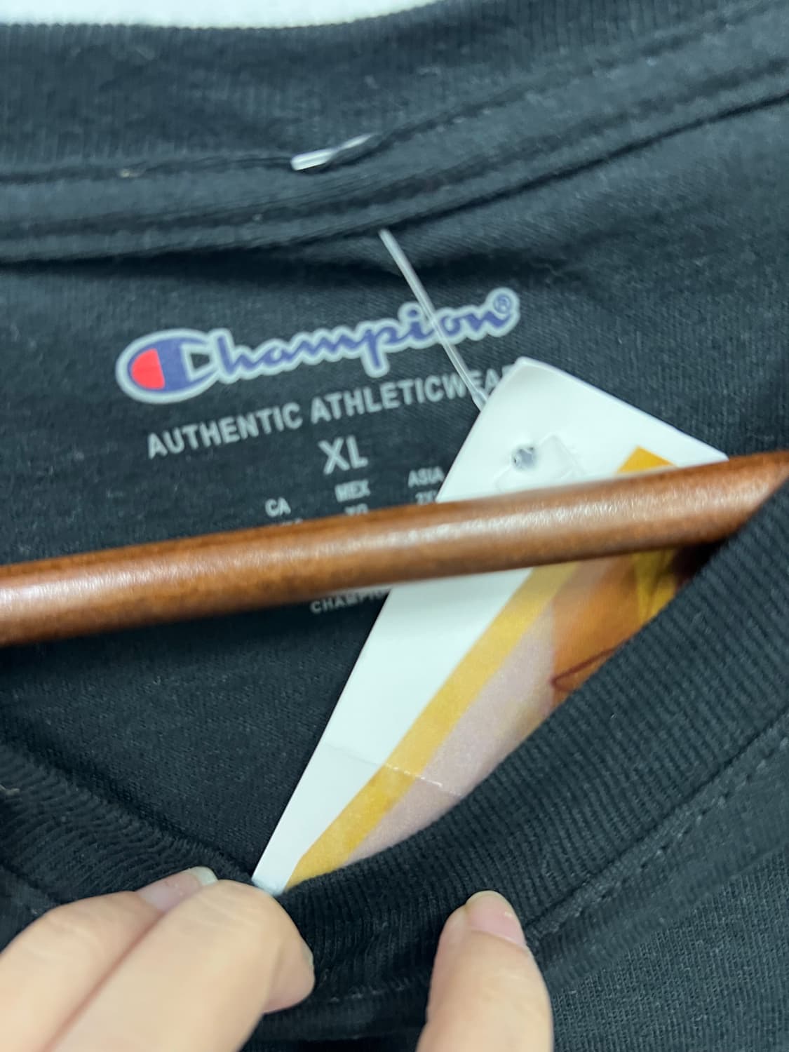 챔피온 검정티 상품이미지2