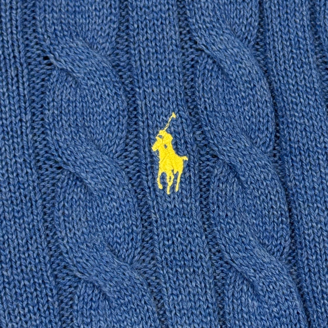 S) 폴로 랄프로렌 케이블 꽈배기 라운드넥 니트 신형 큐알탭 상품이미지4