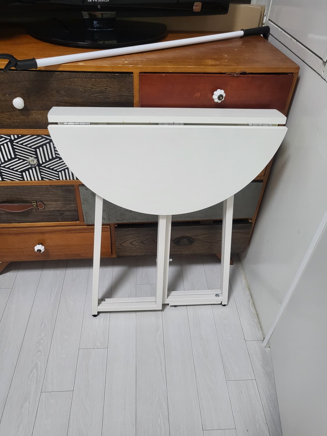 2단계 공간 효율 최고 확장형  접이식 테이블 상태좋음 상품이미지3