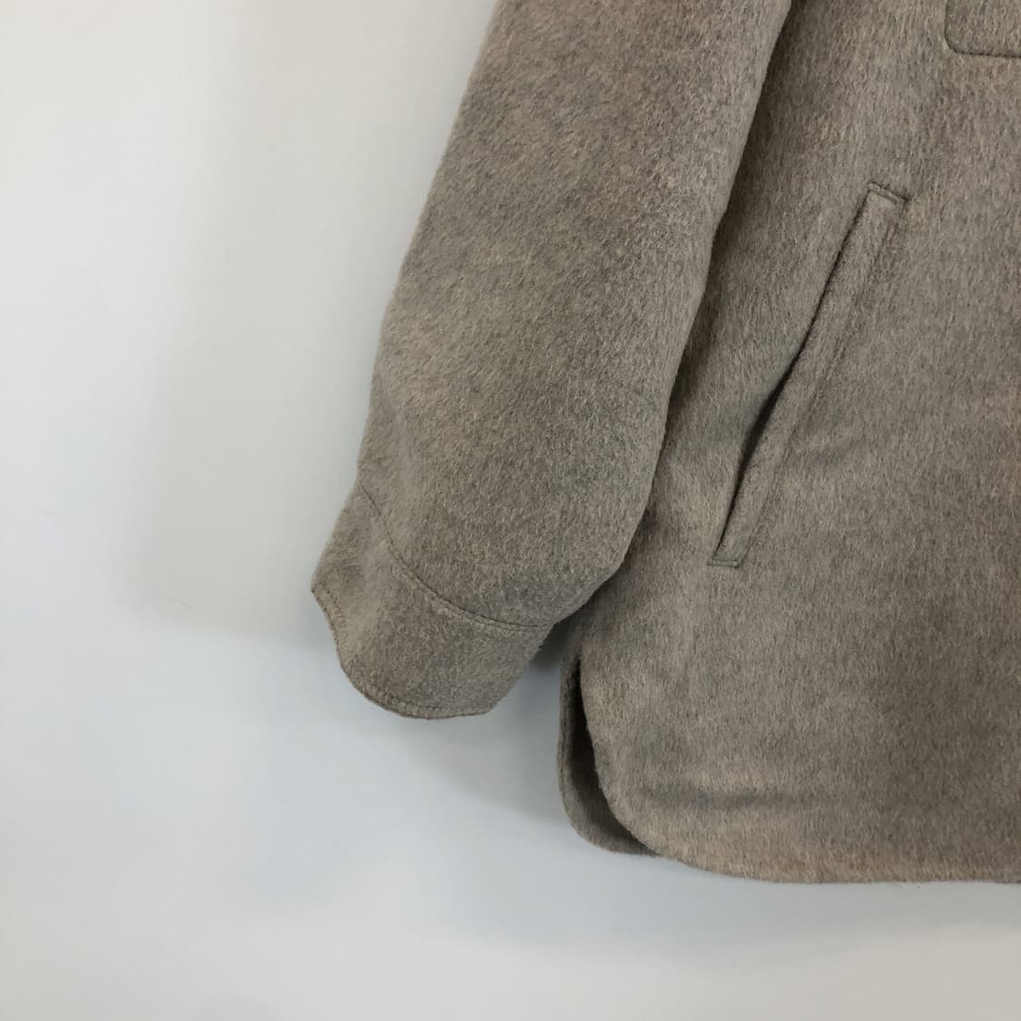 헤지스레이디스 캐시미어 울 혼방 셔츠코트 90-165  상품이미지3