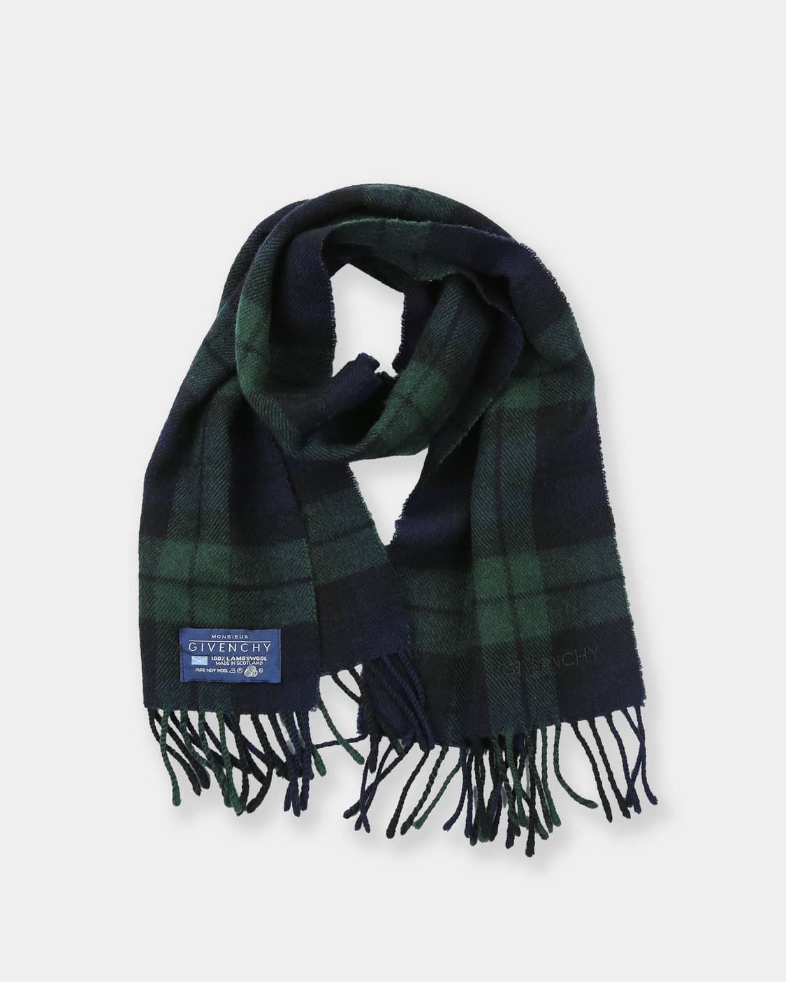 GIVENCHY Check Wool Muffler 상품이미지1