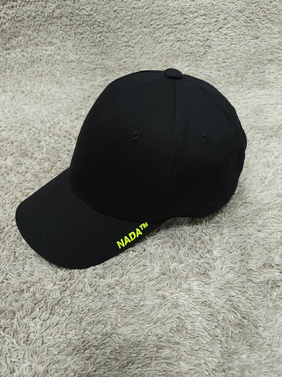 NADA 캡모자 블랙 L 새제품 상품이미지1