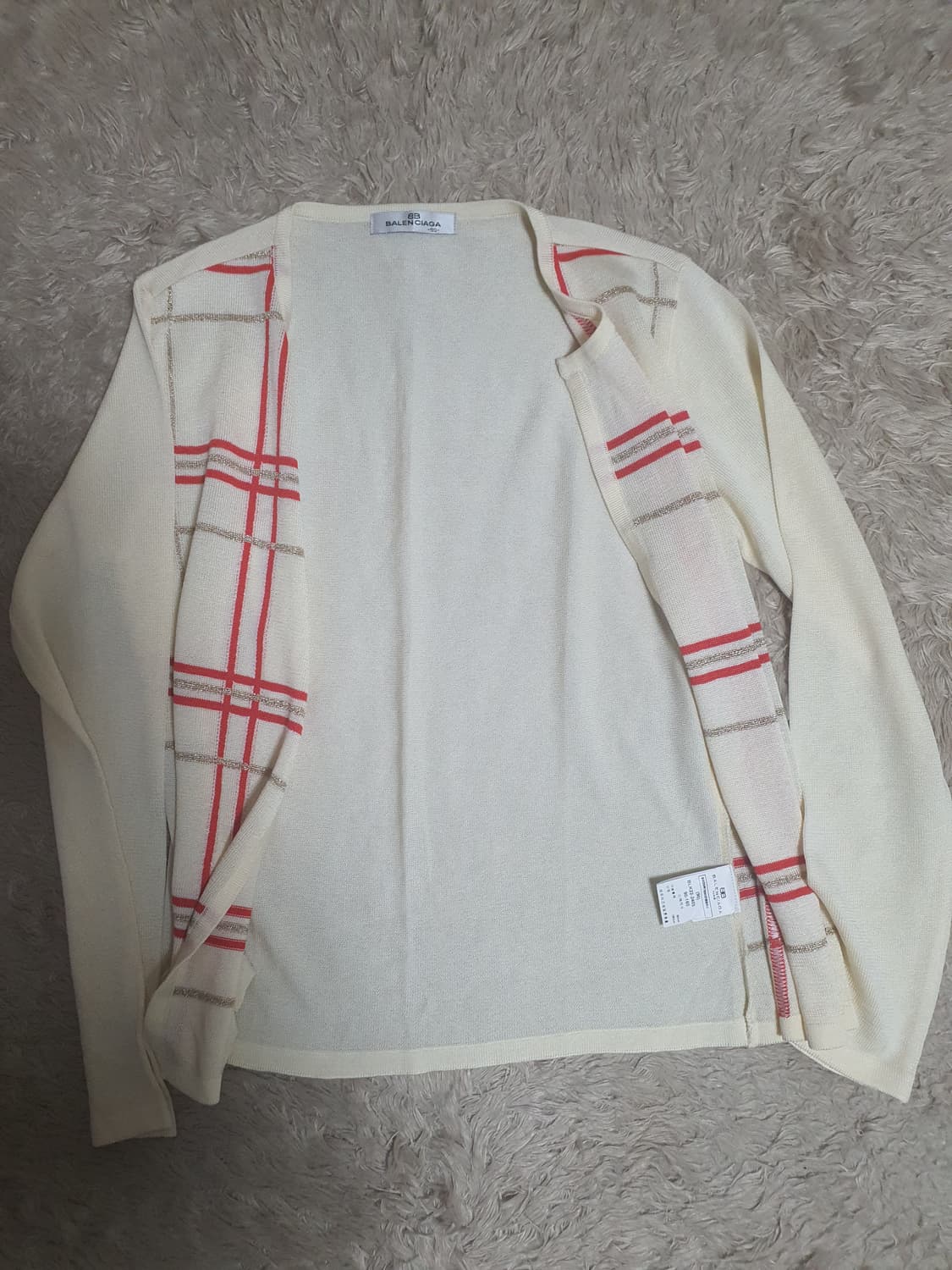 발렌시아가 올드스쿨 가디건 상태 굿 사이즈  90 상품이미지2