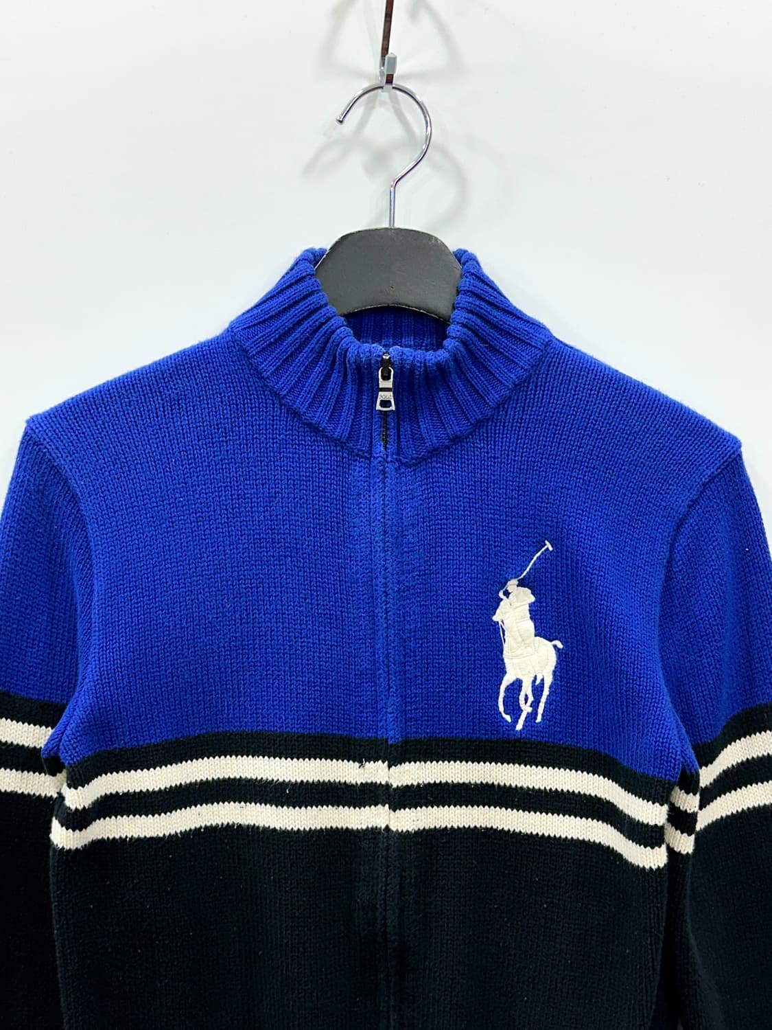 폴로 랄프로렌 빅포니 니트 집업 키즈 L 상품이미지3