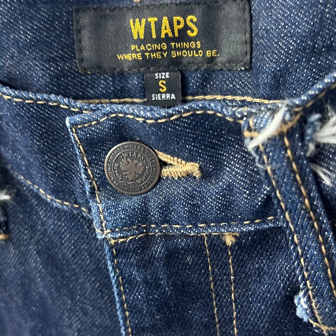 [31] WTAPS 더블탭스 인디고블루 데님 청바지 15613 상품이미지4