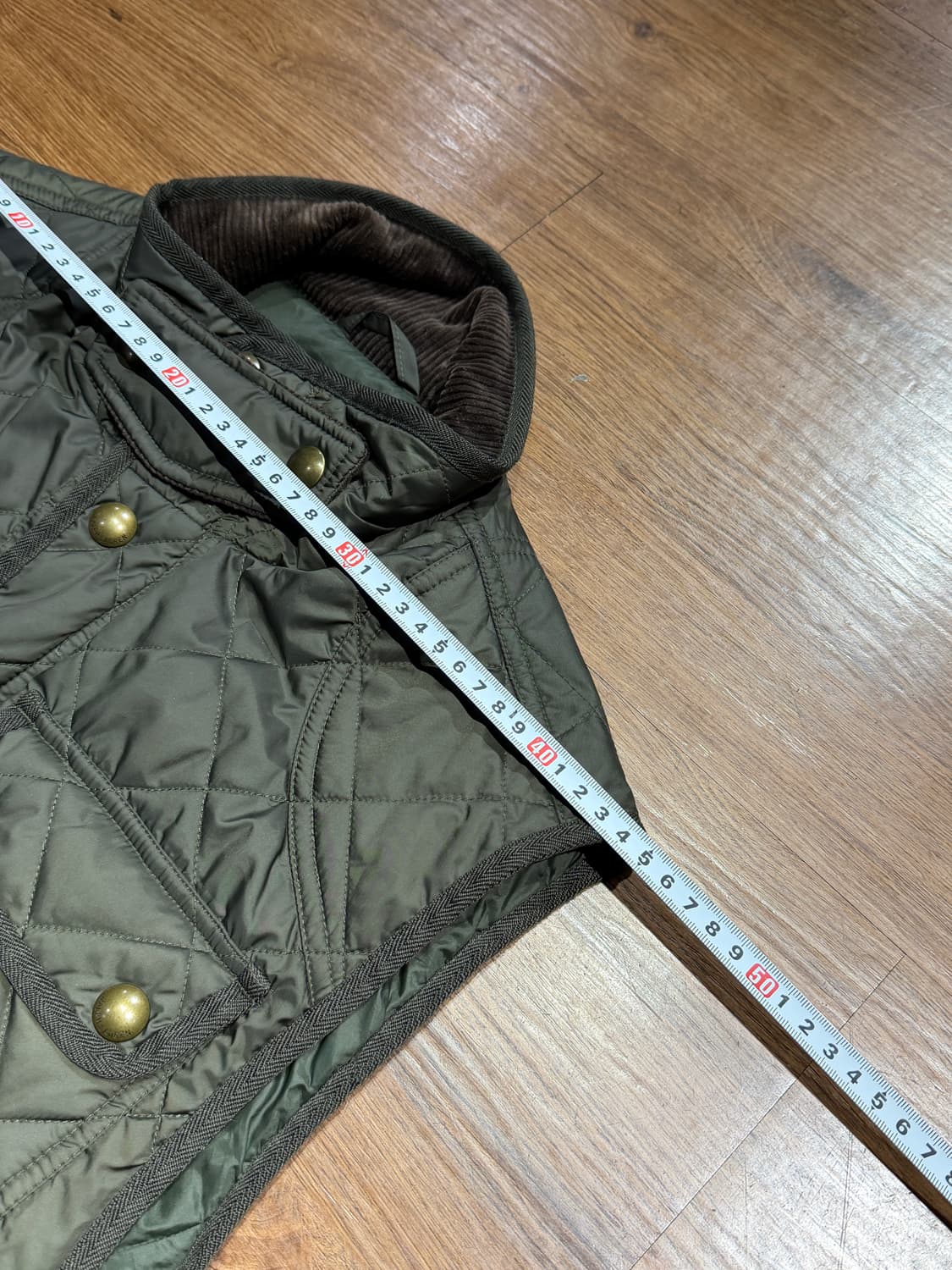 폴로 퀼팅 베스트 올리브 상품이미지10