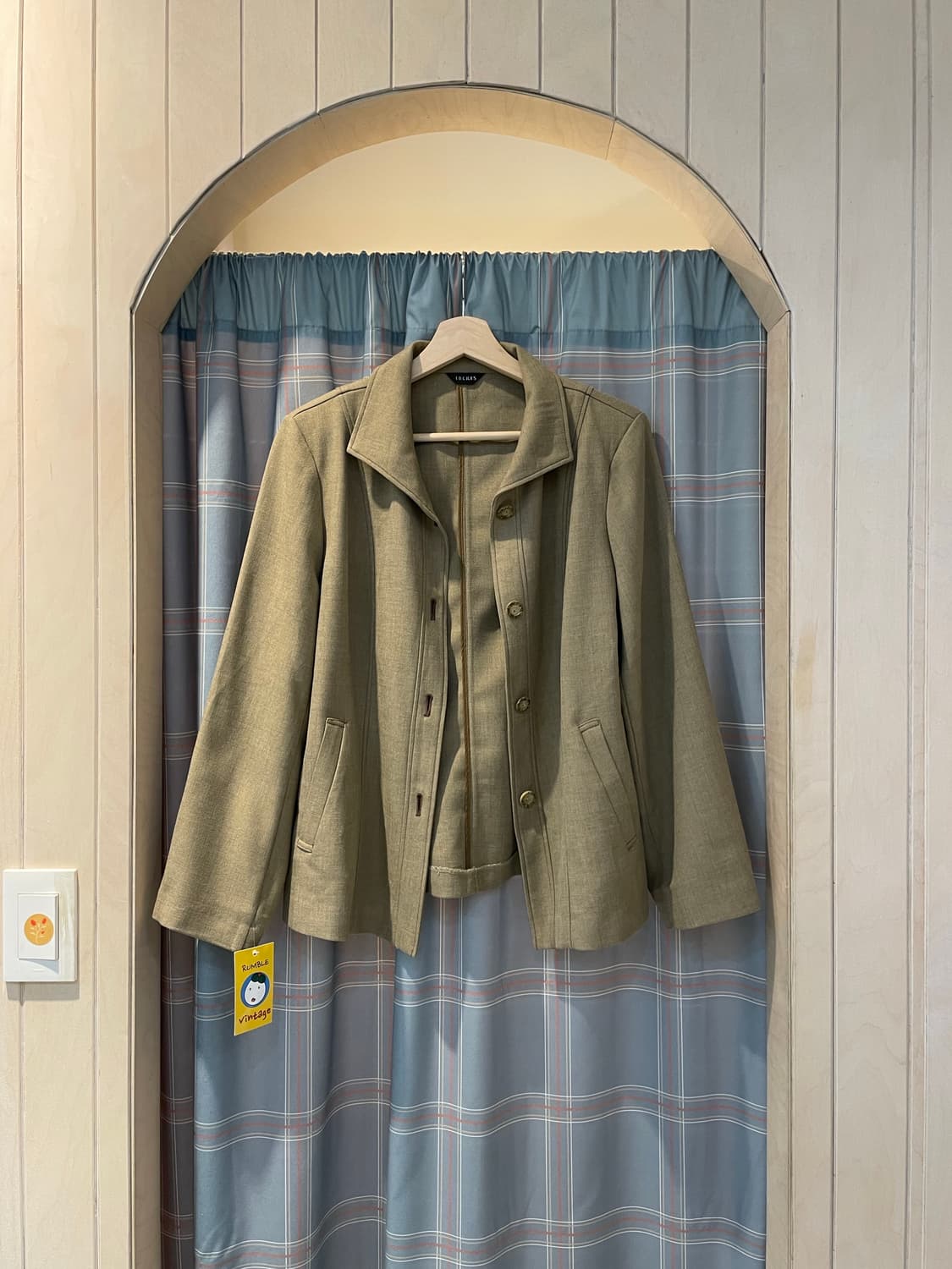 일본빈티지 클래식 베이지자켓 상품이미지2