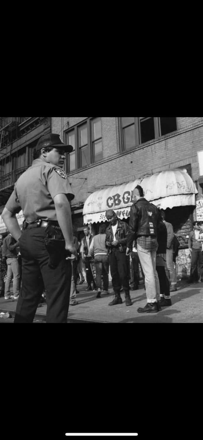 90s CBGB & OMFUG Distressed Hoodie 상품이미지8