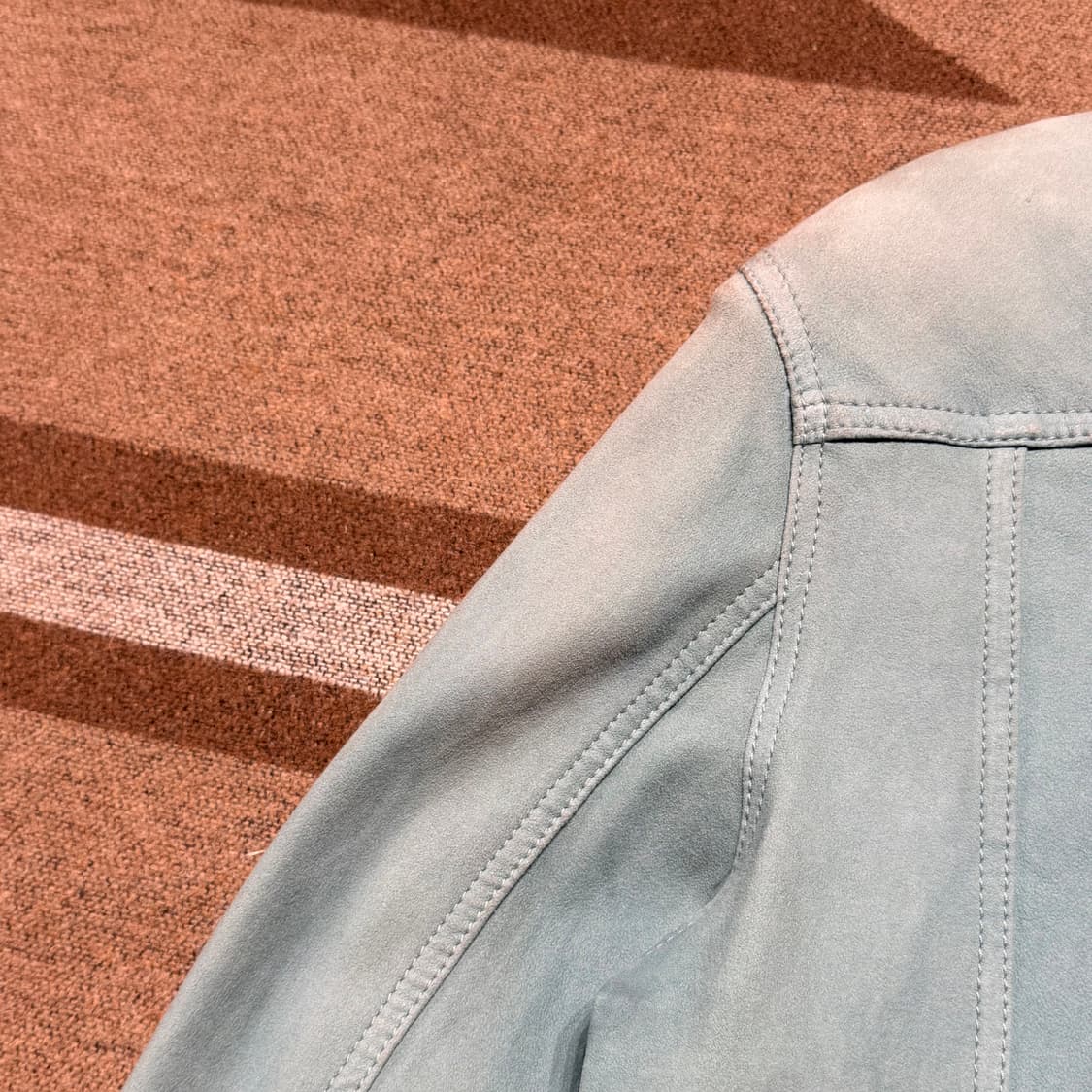 이태리 조르지오 브라토 브라토비치 램스킨 스터드 트러커 자켓 L 양가죽 상품이미지7