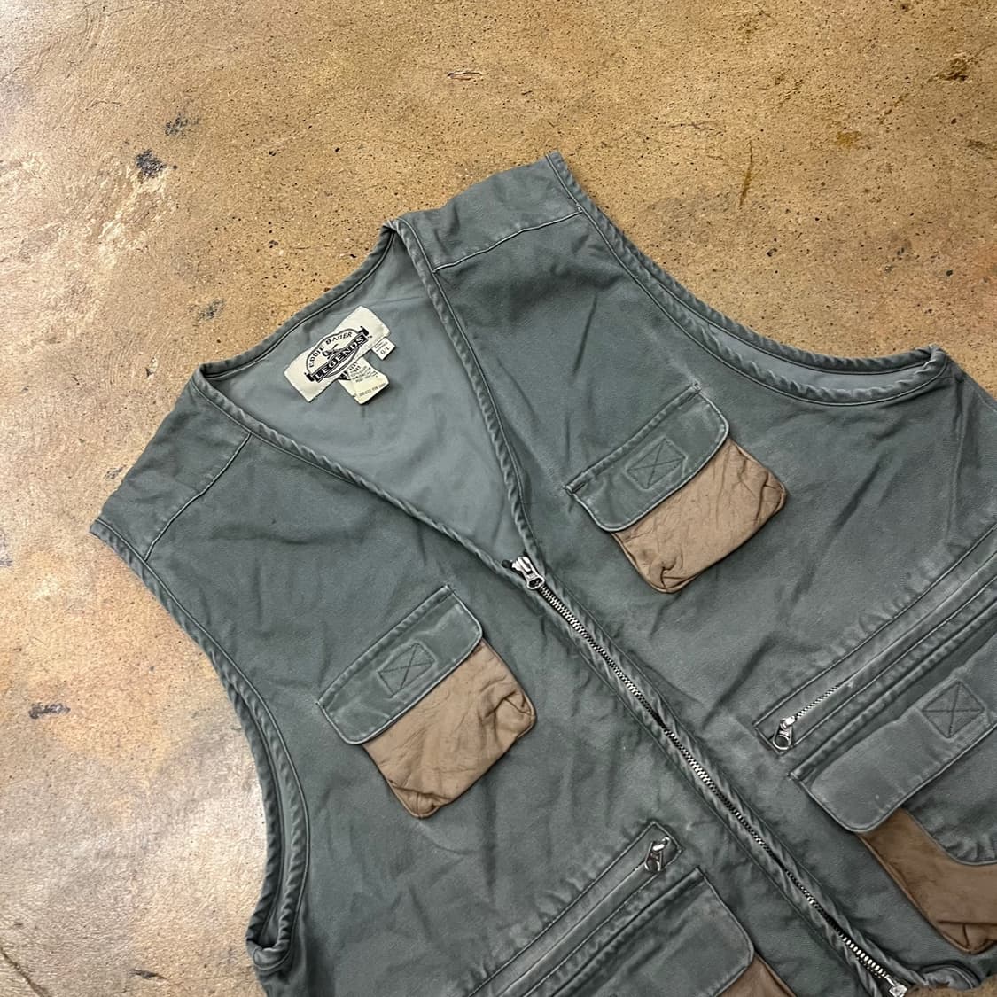 [정품/L] 에디바우어 워크웨어 포켓 조끼 b8 상품이미지1