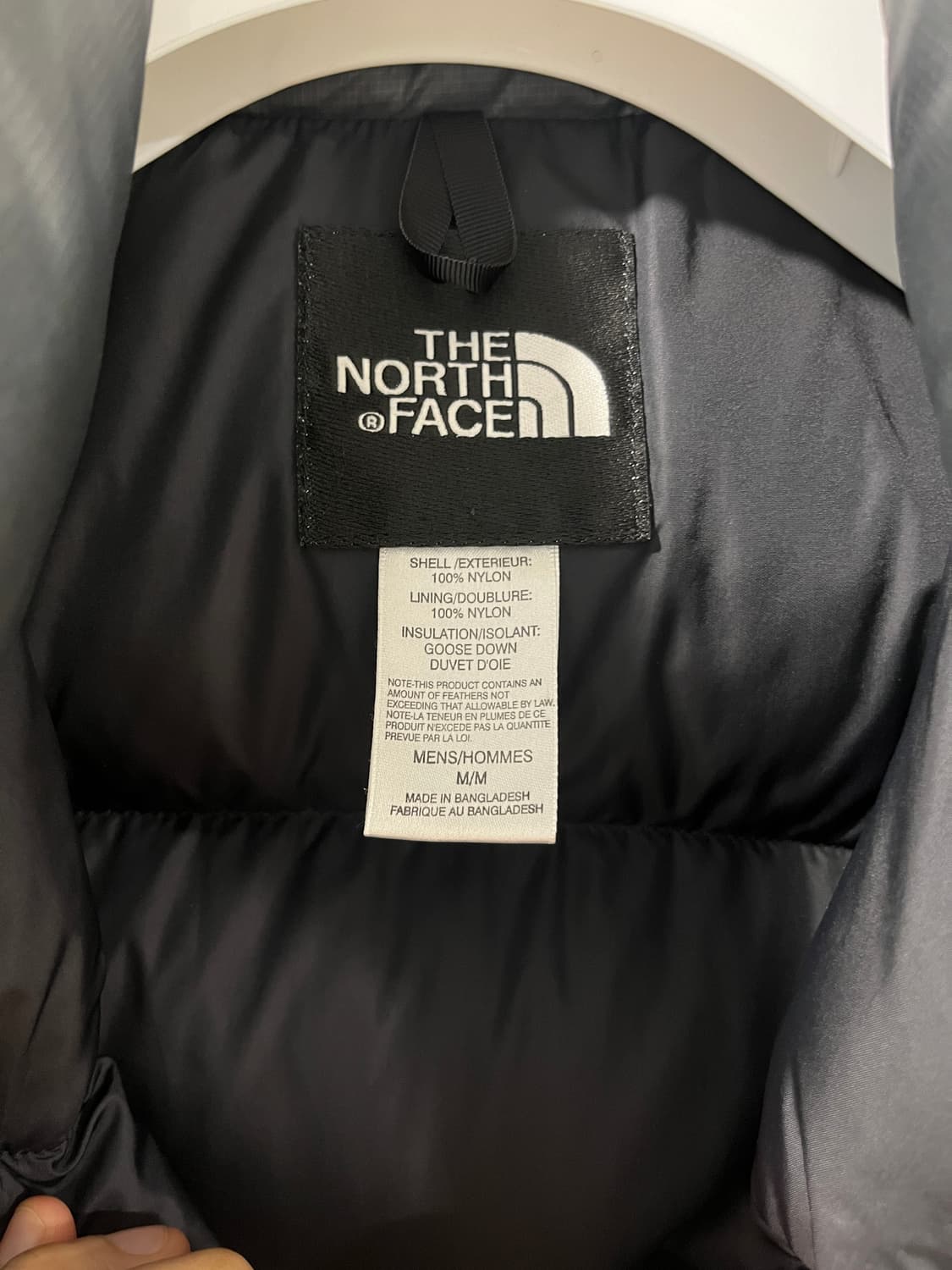 90s 노스페이스 눕시 센터로고 그레이 상품이미지3