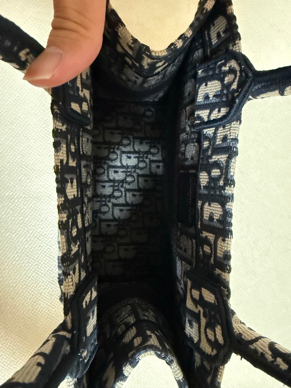 디올 오블리크 북토트백 스몰 상품이미지3