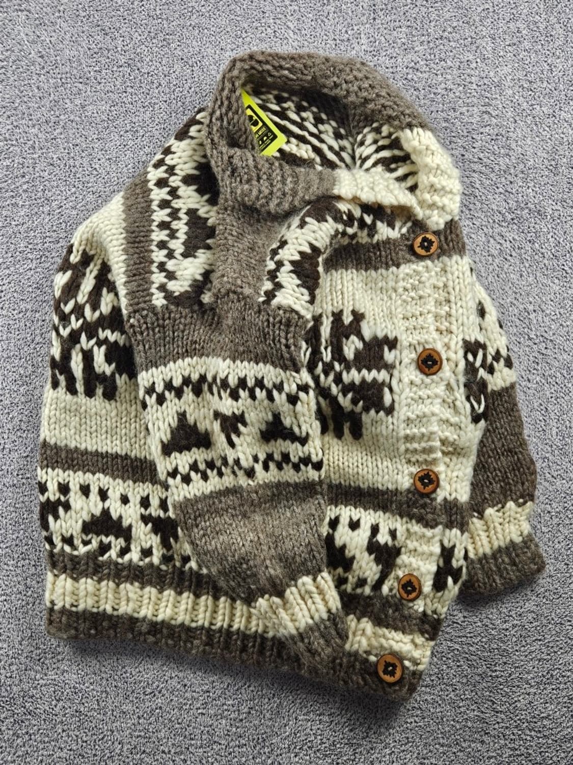 핸드메이드 캐나다 우드 메이플 버튼 코위찬 가디건 (OS) / 10974 상품이미지4