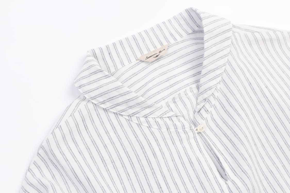 SAMANSA MOS2 Stripe Pullover Half Sleeve 상품이미지2