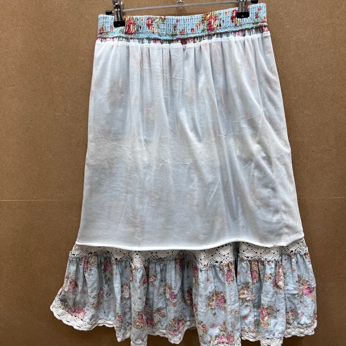 일본빈티지 플로럴 레이스 캉캉 스커트 상품이미지5