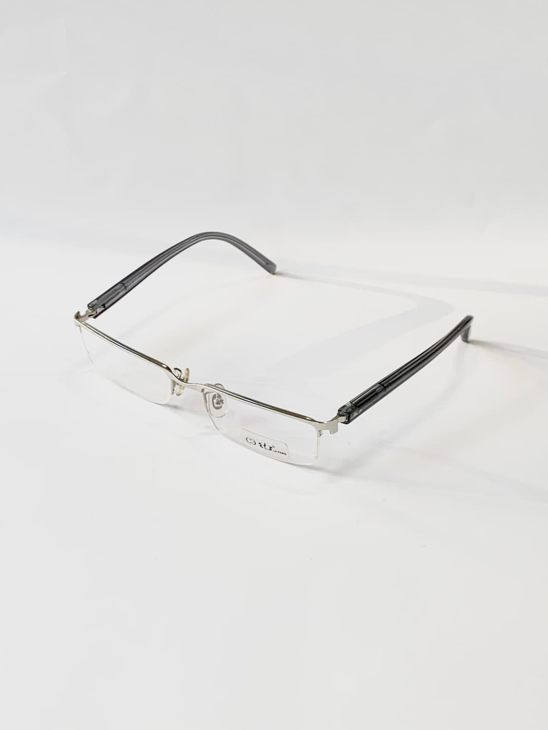 [픽키-638] 하프림 안경 실버 메탈 클래식 프레임 상품이미지4