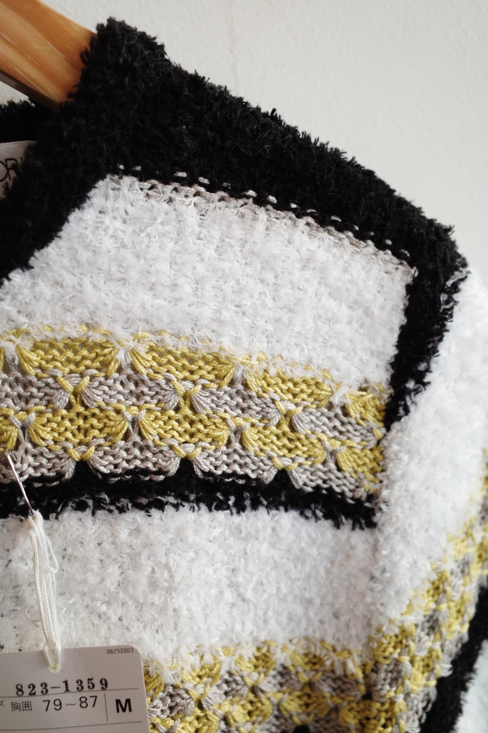 KAZAMIDORI 패턴 니트 탑  상품이미지5